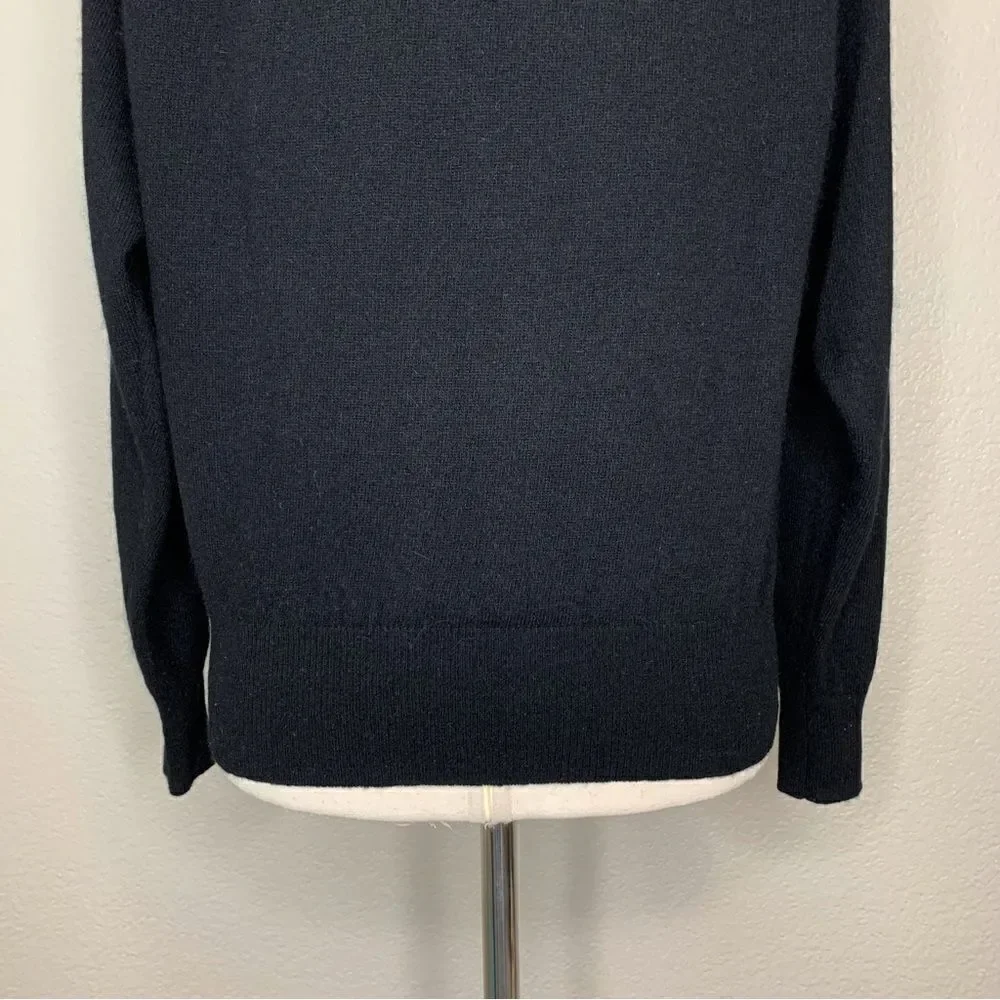 Into the Night by Laura Peterson Lambswool Blend Beaded Neckline Sweater